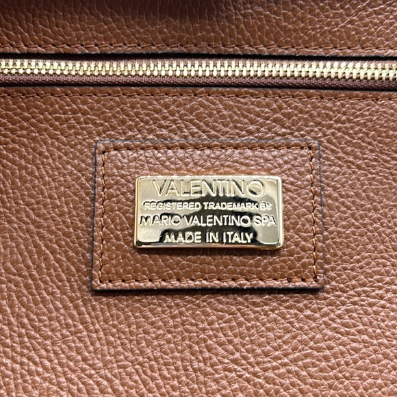 2181- Valentino By Mario Valentino Italian Leather Tote Bag NWT - Picture 10 of 12